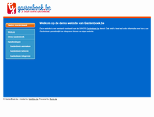 Tablet Screenshot of demo.gastenboek.be